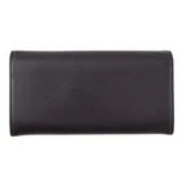 CHANEL CC Logo Long Flap Wallet Calfskin Purple - Picture 5 of 16